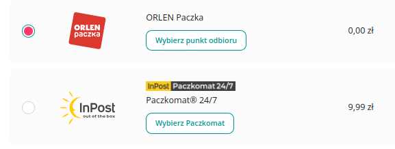 Schronisko Bukowina - Paczkomaty